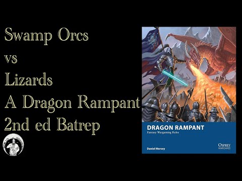 Orks gegen Echsen – Ein Dragon Rampant-Spielbericht (2. Auflage)