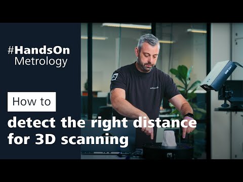 How to 3D scan with the right distance to object