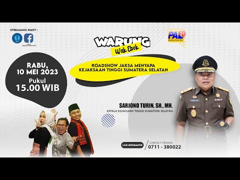 Warung Wak Ebok - Roadshow ‘Jaksa Menyapa’ Kejati Sumsel