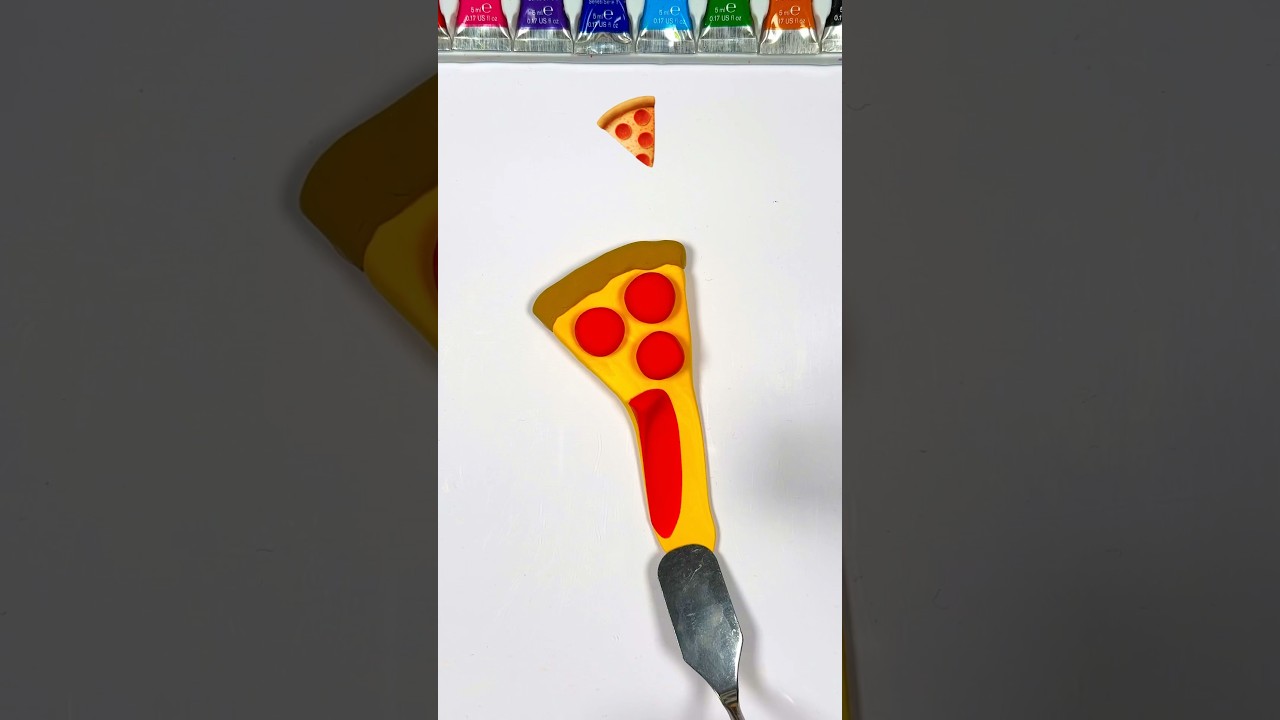 What color do mixed foods make?? #colormixing #foodemojis #satisfying #mixingcolors #mixingcolours