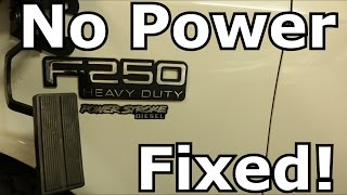 F-250 Powerstroke No Throttle Fix!
