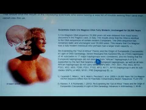 Cro Magnon: DNA unchanged for 30,000 years 2of 2 2020