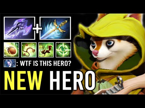 NEW IMBA HERO HOODWINK Mid Crazy New Item MAGE SLAYER Epic Gameplay by Gunnar Top Rank 7.28 Dota 2