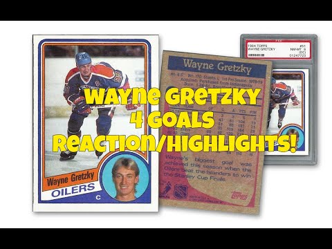 Wayne Gretzky Highlights Reaction 4 Goals 1984
