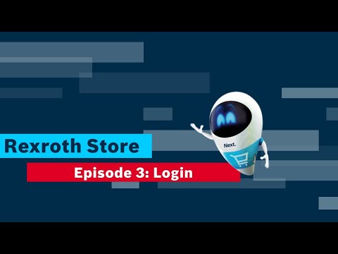 [EN] Bosch Rexroth: How-to Login to the Rexroth Store