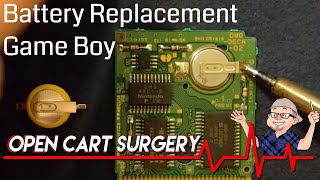Replacing a Game Boy Battery - Open Cart Surgery
