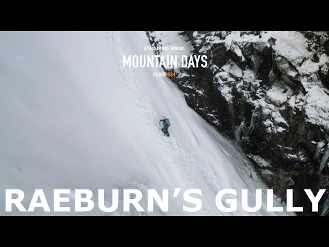 Raeburn's Gully - A grade 1 Scottish winter climb on Creag Meghaidh - Climb & Fly