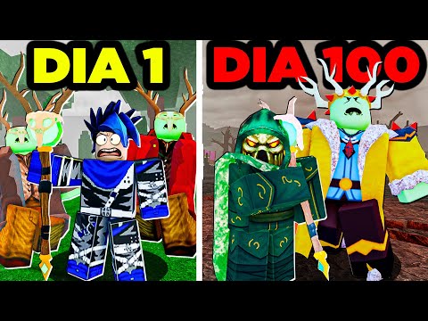 I SURVIVED 100 DAYS WITH THE NECROMANCER CLASS IN 99 NIGHTS IN THE FOREST!!!