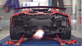 Download lagu Lamborghini Aventador SV feat. Decat Exhaust doing DYNO PULLS | Feat. INSANE Sound & Flames ⚠️ mp3 Download lagu Lamborghini Aventador SV feat. Decat Exhaust doing DYNO PULLS | Feat. INSANE Sound & Flames ⚠️ mp3