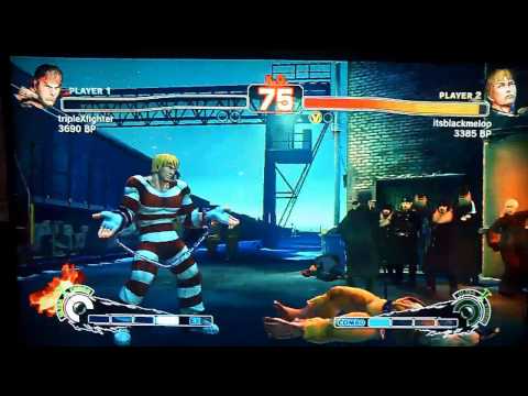 SSF4 Cody online match 1 PSN
