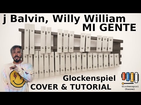 💗J Balvin, Willy William - Mi Gente 💗Simple version🎺XYLOPHONE GLOCKENSPIEL COVER+TUTORIAL