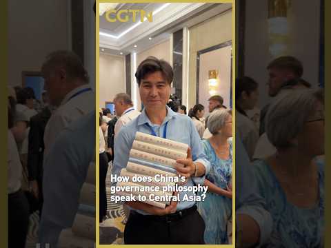 How does China's governance philosophy speak to Central Asia?