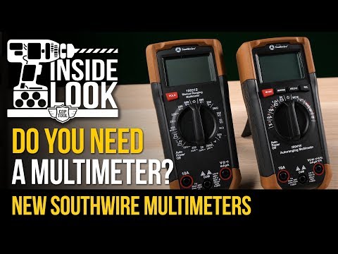 Inside Look: New Southwire AC/DC CAT III 600V Digital Multimeters 10031S & 10041N