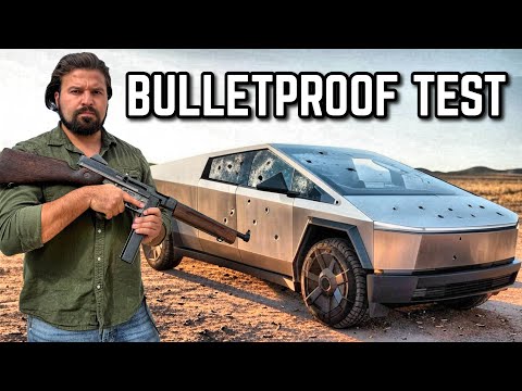 Testing How Bulletproof the Cybertruck REALLY Is