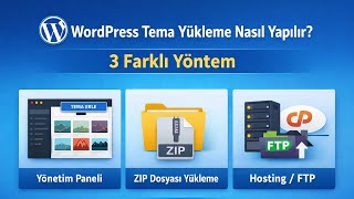 WordPress Tema Yükleme Nasıl Yapılır? 3 Farklı Yöntemle WordPress Tema Yüklemeyi