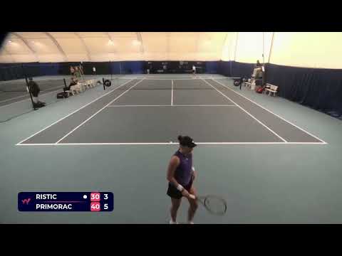 Mia Ristic (SRB) vs Iva Primorac (CRO) // 4-6 7-6 5-7 // W75 Murska Sobota // 2nd Round Qualifying