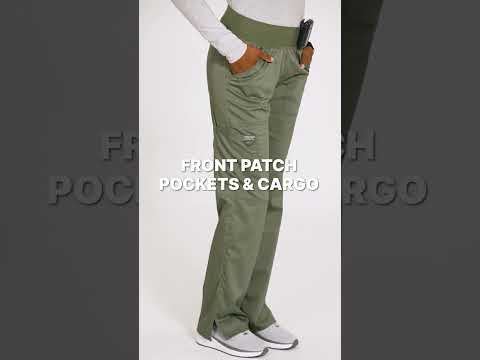 Cargo pants with large side pockets Royalty Free Vector