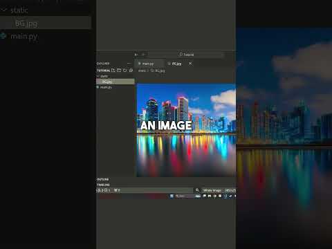 How to render an image on a website using Python