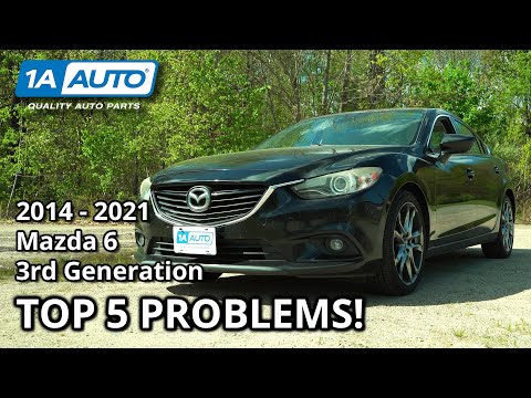 Top 5 Problems Mazda 6 Sedan 2014-2021 3rd Generation