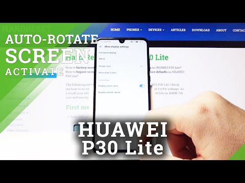 How to Enable Auto Rotate in Huawei P30 Lite - Activate Automatic Reorient
