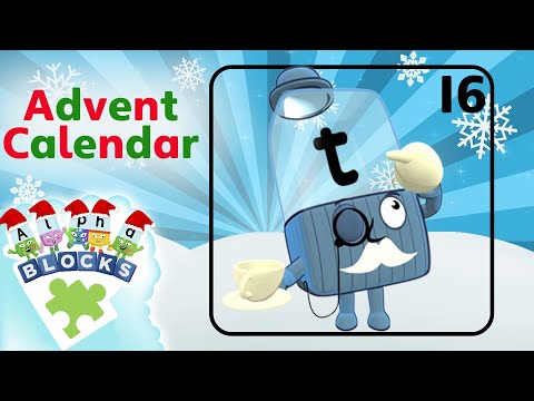 アルファブロック #クリスマスカレンダー!- T ?| クリスマスカレンダー｜ビデオアドベントカレンダー｜読み方を学ぶ (Alphablocks #Christmas Calendar! - T ? | Video Advent Calendar | Learn to Read)