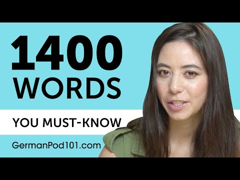 1400 Words Every German Beginner Must Know