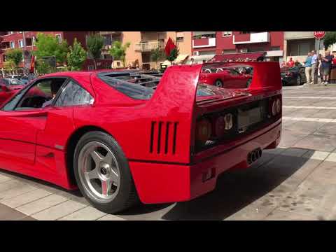 Ferrari F40 w/straight pipes start up and little acceleration!