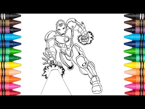 Classic IRON-MAN Coloring Page #82 - Elektronomia & RUD - Rollercoaster [NCS10 Release]