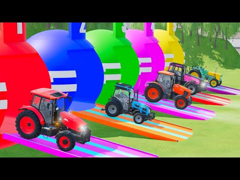 TRANSPORTING FIVE COLOR VOLKSWAGEN, POLICE CARS, MERCEDES COUPE, ROLLS ROYCE, CHEVROLET FS22