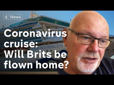 冠狀病毒。滯留在瘟疫遊輪上的英國人可能會被送回國。 (Coronavirus: Brits stranded on plagued cruise ship could be flown home)