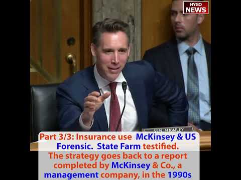 Expert Witness: McKinsey Report Trained Allstate First, Then Took It 'On the Road' to 'Almost Every Other Insurance Company -- Now Industry Standard'; US Forensic Sued for Katrina, Sandy Fraud
