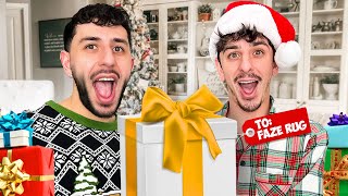 What I Got FaZe Rug For Christmas! **GIFT OPENING AWADIS FAMILY**