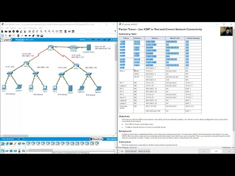 13.3.1 Packet Tracer - Use ICMP to Test and Correct Network Connectivity