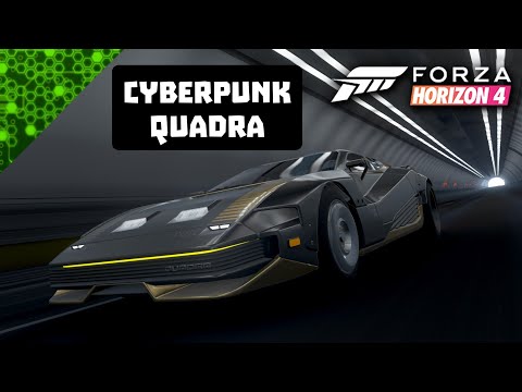 Forza Horizon 4| Cyberpunk 2077 Quadra V-Tech first look!!!