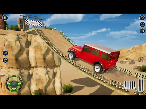 4X4 Offroad Jeep Driving Car Stunt 3D Simulator Mountain Climb Jeep Driving Android GamePlay