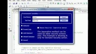 CAS Method level Assert Security Action - Declarative