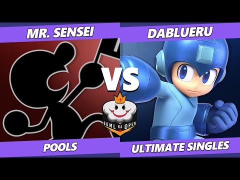 GOML NA Open Southeast USA SSBU - Mr. Sensei (Game & Watch) Vs. DaBlueRu (Mega Man) Ultimate Pools
