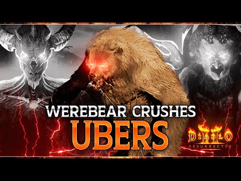 The ULTIMATE TANK + SLEEPER Uber Build - Werebear - Diablo 2 Resurrected - Patch 2.4