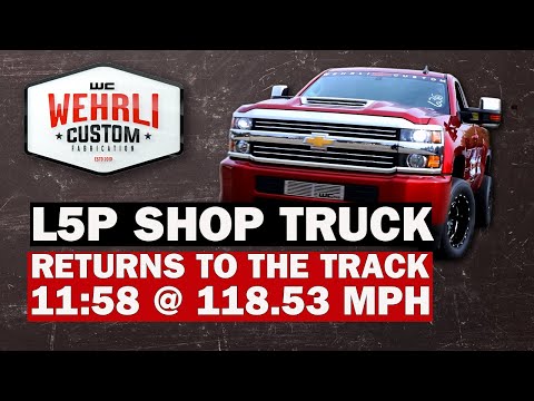 WCFab's L5P Shop Truck Returns to the Track - 11.58 @ 118.53 MPH!