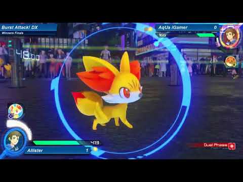 Burst Attack! DX 1 - Winners Finals: Allister (Suicune) vs AqUa iGamer (Charizard)