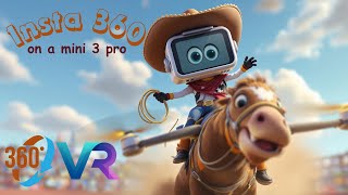 Insta360 X4 Rodeo! Riding the DJI Mini 3 Pro Like a Bucking Bronco!