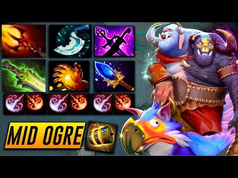 Ogre Magi Mid Insane magic damage DOTA 2 Gameplay