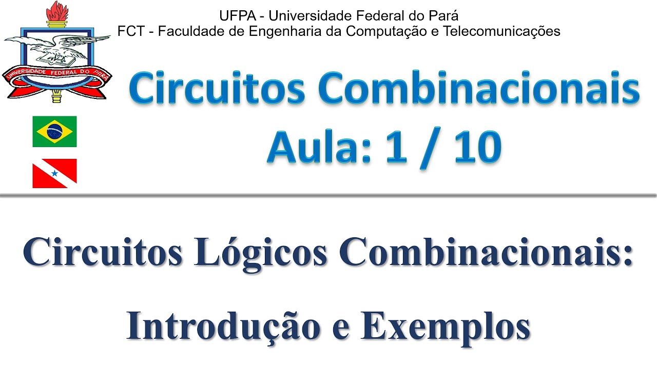 Introdução aos Circuitos Lógicos Combinacionais - #01 - Circuitos Combinacionais -Eletrônica Digital