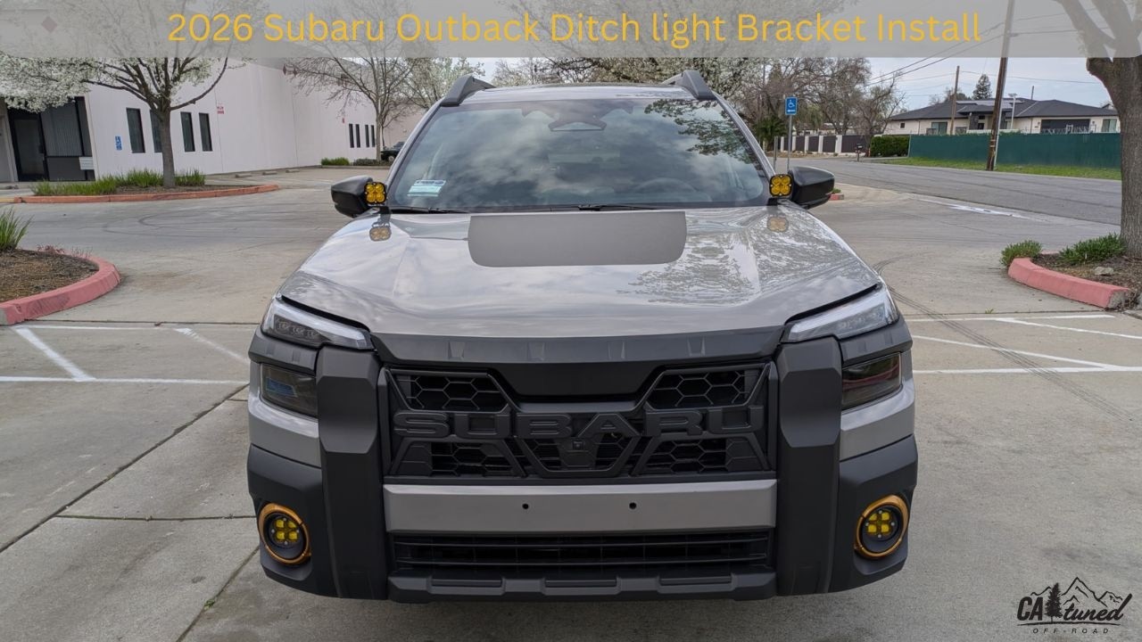 Watch: 2026 Subaru Outback Ditch Light Brackets