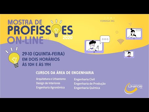 MOSTRA DE PROFISSÕES 2020 | CURSOS DA ÁREA DE ENGENHARIA