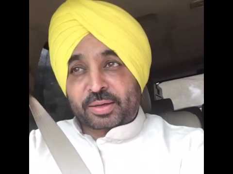 Reply  to Sukhbir  Badal   --   Bhagwant Mann Ne Sukhbir Badal  Nu Sunayia Kharia Kharia