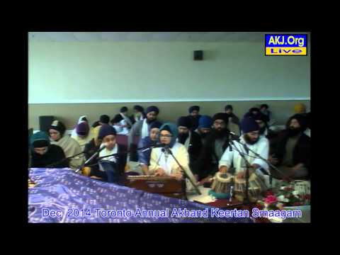 078 Toronto Dec. 2014 Smaagam - Saturday Morning Keertan - B. Simran Kaur Jee TO