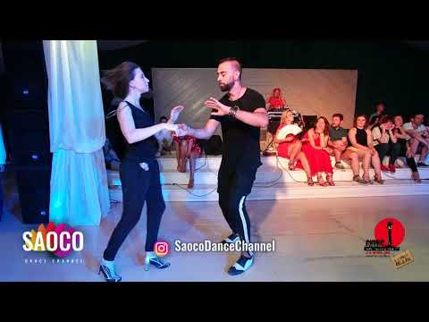 Talal Benlahsen and Liliya Abdullina Salsa Dancing in Malibu at The Third Front 2018, Sun 05.08.2018
