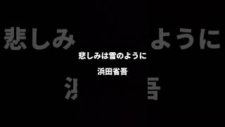 歌ってみた【悲しみは雪のように／浜田省吾】covered by 鉢山紗雪 #ギター #弾き語り #歌ってみた