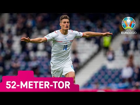 52-Meter-Traumtor von Patrik Schick | UEFA EURO 2020 | MAGENTA TV